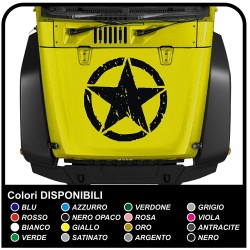 adhesive bonnet STAR for jeep wrangler sticker for jeep renegade and wrangler are to be affixed on the bonnet, Trailhawk 4x4