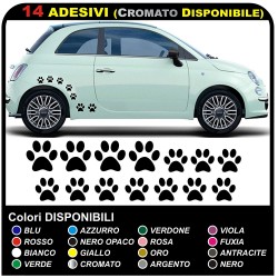 14 zampette adesive ADESIVI PER AUTO MOTO CASCHI camper OTTIMI PER COPRIRE PICCOLI GRAFFI