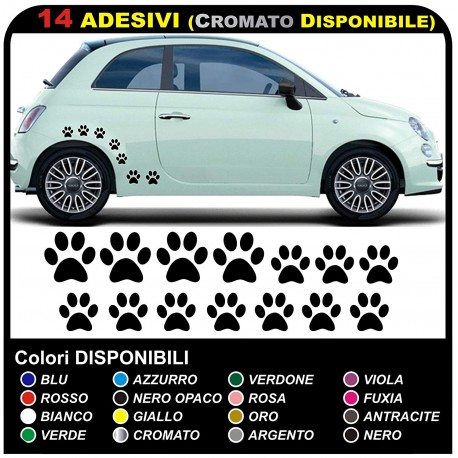 14 zampette adesive ADESIVI PER AUTO MOTO CASCHI camper OTTIMI PER COPRIRE PICCOLI GRAFFI