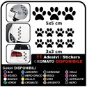 11 paws stickers CAR STICKERS MOTORCYCLE HELMETS, camper