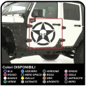 The Punisher Aufkleber Set Army Stern Aufkleber the Punisher Totenkopf US  Militär Aufkleber Jeep Aufkleber Offroad Aufkleber 