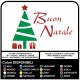 Sticker weihnachten - weihnachtsbaum Frohe Weihnachten - Aufkleber, weihnachts - Schaufenstern-läden zu Weihnachten