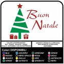 Adesivi di natale - Albero di Natale Buon Natale - Vetrofanie natalizie - Vetrine negozi per Natale