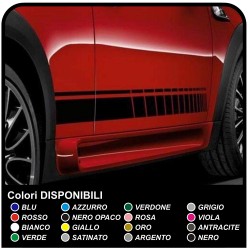 stickers bmw côté amg décalcomanies mercedes bandes adhésives bandes Adhésives audi bandes mini cooper Vipère, fiat 500, smart