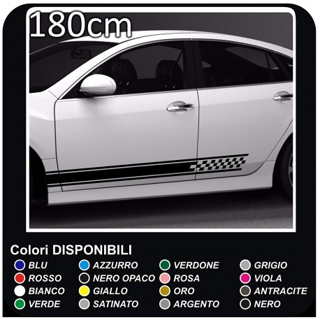 aufkleber seitenteile 180 cm bmw, amg aufkleber mercedes, streifen, bänder, Selbstklebende audi mini cooper Viper fiat 500 smart