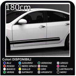 adesivi laterali 180 cm bmw amg adesivi mercedes strisce Adesive audi mini cooper Viper fiat 500 smart RACING Stripe DTM