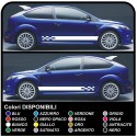 FORD FOCUS ST 5DR completo kit de calcas lado Pegatinas para el enfoque de Rayas ENFOQUE calcomanías de coches correas