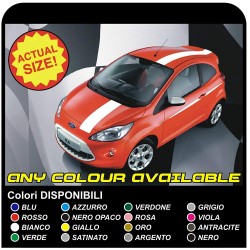 adesivi FORD KA ST OTT strisce cofano e tettino Auto tuning stickers decals adesivi per ford ka