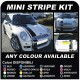 MINI COOPER kit adhesive stripes COOPER ONE JCW D 1.6 Turbo John Cooper ONE ALL MODELS mini cooper stripes on the bonnet 