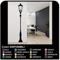 Wall sticker lamp antique decoration decoration Vinyl Wall Stickers Decals to be applied in the living room, sitting room