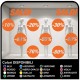 Adhésifs soldes Kit de 10 Stickers Soldes Différents Pourcentages de Décalcomanies, de vitrines Design Autocollants Decal