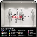Lettrage adhésif Soldes de Décalcomanies, de vitrines Design Autocollants stickers fenêtre de magasin soldes pour les magasins