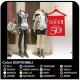 Stickers for shop windows shops - Balances with hanger - Measures 60x84 cm - red - Decals balances