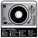 Aufkleber DJ-DISCO - für MacBook und ALLE COMPUTER-MODELLE 13-15 ZOLL