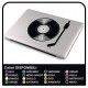 Sticker adhesive prespaziato "DJ" for all models Apple MacBook Macbook Air compatible with ALL notebook