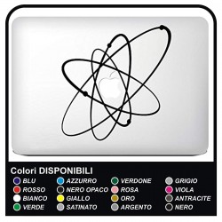 Adesivo"Solar System"per tutti i modelli Apple MacBook Mac Book 13" e 15" - senza fondo intagliato