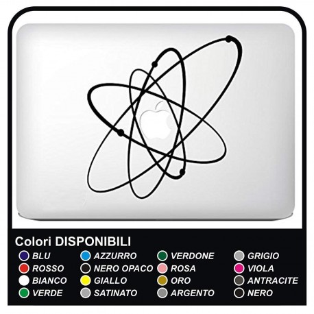 Sticker"Solar System"for all models Apple MacBook Mac Book 13" and 15" - without the bottom carved