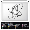 Pegatina de"Sistema Solar"para todos los modelos de Apple MacBook Mac Book de 13" y 15" - sin la parte inferior tallado