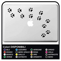 12 pies pegatinas PEGATINAS PARA TODOS los TIPOS DE EQUIPO, MacBook, Mac Book, NOTEBOOK PC