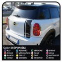 adesivi Baule mini cooper MINI COOPER kit strisce adesive COFANO POSTERIORE COUNTRYMAN John Cooper ONE TUTTI MODELLI