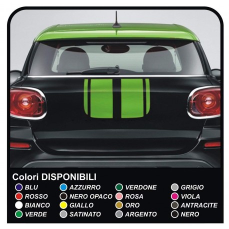 stickers Trunk mini cooper MINI COOPER kit adhesive stripes HOOD REAR mini COUNTRYMAN John Cooper the ONE with ALL the MODELS