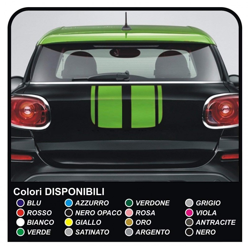 autocollants Coffre de la mini cooper MINI COOPER kit de bandes adhésives  CAPOT ARRIÈRE de la