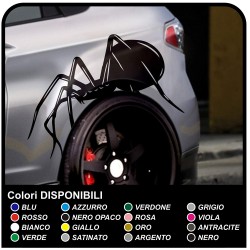 Adesivi ragno spider stickers per alfa romeo bmw serie 3 4 5 X audi TT sline golf volksvagen vw golf polo tuning Seat