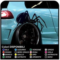 Pegatinas de la araña la araña pegatinas para alfa romeo bmw serie 3 4 5 X audi TT sline volksvagen golf vw golf polo de