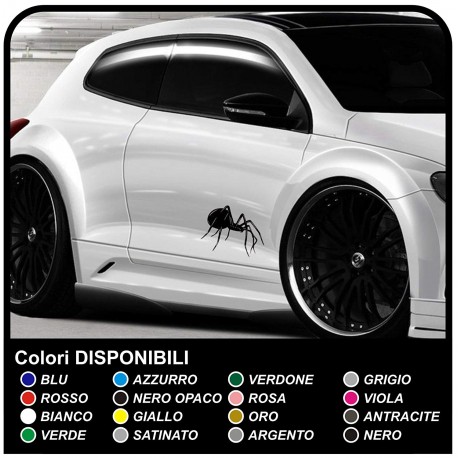 Stickers spider spider stickers for alfa romeo's bmw 3 series 4 5 X audi TT sline golf volksvagen vw golf polo tuning Seat