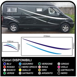 stickers for MOTORHOME graphics vinyl stickers decals stripes Set CAMPER VAN CARAVAN Motorhome - graphics 13