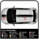 BANDES ADHÉSIVES POUR la NOUVELLE FIAT 500 TUNING STICKERS autocollants de côté 500