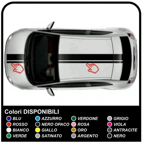 ADHESIVE STRIPS FOR the NEW FIAT 500 TUNING STICKERS decals side 500
