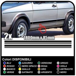 VOLKSWAGEN VW GOLF 1 aufkleber seitlichen streifen (komplett-set) seitlichen bändern golf IV