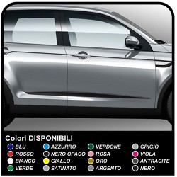 Strisce Adesive Laterali FASCE SUV EVOQUE LAND ROVER EVOQUE RANGE ROVER AUDI bmw M Performance 