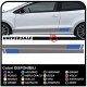 Adhesivo Tiras Laterales Universal para subaru volkswagen, mitsubishi, toyota, seat alfa romeo mitsubishi rally de lotus audi