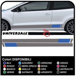 Adesivi Laterali Fasce Universali per subaru volkswagen mitsubishi toyota seat alfa romeo  mitsubishi rally lotus audi bmw