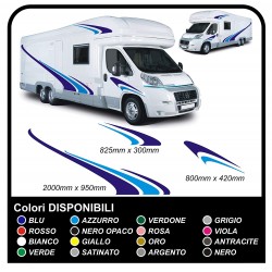 autocollants pour MOTORHOME graphiques de vinyle autocollants décalques rayures camping-car, CARAVANE, Motorhome - graphique 16