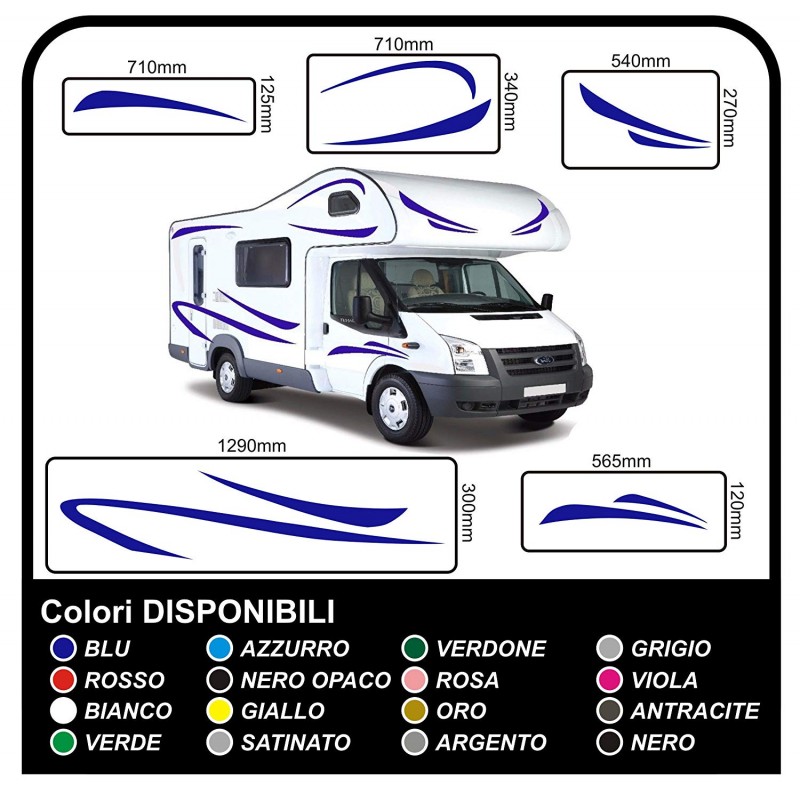 autocollants pour MOTORHOME graphiques de vinyle autocollants