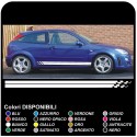 Komplettes Kit aufkleber seitlich FORD FOCUS ST 5DR-Streifen-FOCUS seitlichen bändern klebestreifen FOCUS RS Zetec-S 1.4 1.6