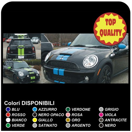 Kit de bandes adhésives CAPOT TOIT ET le COFFRE COOPER MINI ONE S FONCTIONNE John Cooper ONE - COMPATIBLE AVEC TOUS les MODÈLES