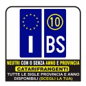 AUTOCOLLANTS de VOITURE éclairage de Plaque ALFA ROMEO Giulietta Mito, 147 156 159 brera gt