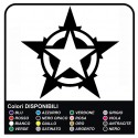 stickers hood and door polar star, star, military us army wrangler jeep renegade Willys