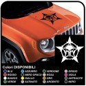 adesivi per cofano wrangler jeep us army stella con teschio stella polare renegade jeep stella militare Willys
