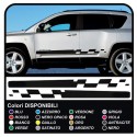 Aufkleber-satz für Jeep Compass aufkleber für jeep compass seitlichen streifen-band-selbstklebende compass SPORT