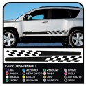 Adesivi laterali per Jeep Compass adesivi per compass jeep strisce laterali bande adesive compass SPORT