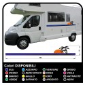 stickers RV Set Camper Van RV Caravan Motorhome, caravan, TOP QUALITY - graphics 21 - palm trees sun beach