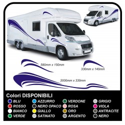 autocollants pour MOTORHOME graphiques de vinyle autocollants décalques rayures camping-car, CARAVANE, Motorhome - graphique 23