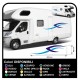 stickers for MOTORHOME graphics vinyl stickers decals stripes Set CAMPER VAN CARAVAN Motorhome - graphics 22