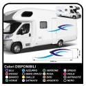 stickers for MOTORHOME graphics vinyl stickers decals stripes Set CAMPER VAN CARAVAN Motorhome - graphics 22