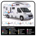 adesivi per CAMPER grafica in vinile adesivi decalcomanie strisce Set CAMPER VAN ROULOTTE Motorhome - grafica 26